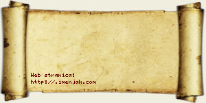 Jana Nonin vizit kartica